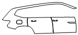 Door and Rear Fender Kit pattern for the 2026 Volkswagen Atlas (US)