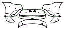 Rear Bumper Kit pattern for the 2026 Aston Martin DB12
