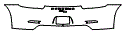 Rear Bumper Kit pattern for the 2014 Porsche 911