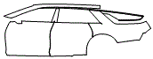 Door and Rear Fender Kit pattern for the 2026 Cadillac Celestiq