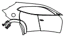 Door and Rear Fender Kit pattern for the 2026 Ferrari Purosangue