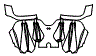 Lower Rear Bumper Kit pattern for the 2026 Koenigsegg CC850