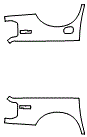 Outer Bed Panel Kit pattern for the 2026 Ford Ranger
