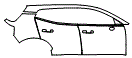 Door and Rear Fender Kit pattern for the 2026 Volvo EX30