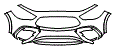 Bumper Kit pattern for the 2026 Mercedes Benz GLA SUV