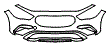 Bumper Kit pattern for the 2026 Mercedes Benz GLA SUV