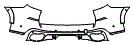 Rear Bumper Kit pattern for the 2026 BMW X5