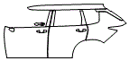 Door and Rear Fender Kit pattern for the 2026 Mitsubishi Outlander