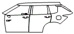 Door and Rear Fender Kit pattern for the 2026 Mitsubishi Outlander PHEV