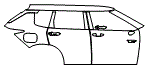 Door and Rear Fender Kit pattern for the 2026 Mitsubishi Outlander PHEV