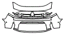 Bumper Kit pattern for the 2027 Dodge Charger