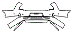 Rear Bumper Kit pattern for the 2027 Dodge Charger