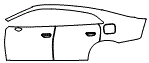 Door and Rear Fender Kit pattern for the 2027 Dodge Charger