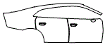 Door and Rear Fender Kit pattern for the 2027 Dodge Charger