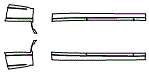 Rocker Panel Kit pattern for the 2027 Dodge Charger