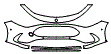 Bumper Kit pattern for the 2027 Mercedes Benz CLA Electric Sedan