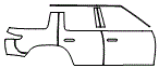 Door and Rear Fender Kit pattern for the 2027 Rivian R2