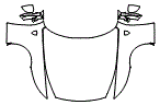 Full Hood, Fender and Mirror Kit pattern for the 2027 Ferrari Amalfi