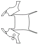 Rear Fender and Roof Kit pattern for the 2027 Ferrari Amalfi