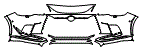 Bumper Kit pattern for the 2026 Lexus RX