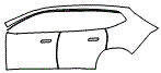 Door and Rear Fender Kit pattern for the 2027 BMW iX3