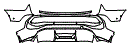 Rear Bumper Kit pattern for the 2026 Audi Q3