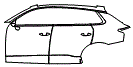 Door and Rear Fender Kit pattern for the 2026 Audi Q3