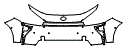Bumper Kit pattern for the 2026 Toyota bZ