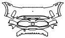Bumper Kit pattern for the 2026 Porsche Cayenne Electric