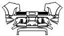 Rear Bumper Kit pattern for the 2026 Porsche Cayenne Electric