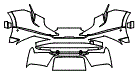 Rear Bumper Kit pattern for the 2024 Lotus Eletre