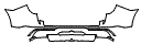 Rear Bumper Kit pattern for the 2027 Ford Explorer