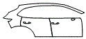Door and Rear Fender Kit pattern for the 2026 Mazda CX-30 (Canada)