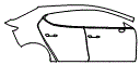 Door and Rear Fender Kit pattern for the 2026 Mazda MAZDA3 (US)