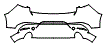 Rear Bumper Kit pattern for the 2026 Mazda MAZDA3 (US)