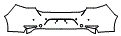 Rear Bumper Kit pattern for the 2026 Mazda MAZDA3 (US)
