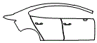 Door and Rear Fender Kit pattern for the 2026 Mazda MAZDA3 (US)