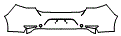 Rear Bumper Kit pattern for the 2026 Mazda MAZDA3 (US)