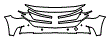 Bumper Kit pattern for the 2026 Mazda CX-50 (Canada)