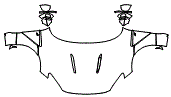 Full Hood, Fender and Mirror Kit pattern for the 2026 Aston Martin DBX