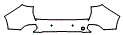 Rear Bumper Kit pattern for the 2026 Mazda CX-70 (Canada)
