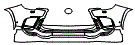 Bumper Kit pattern for the 2026 Lexus LX
