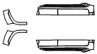 Rocker Panel Kit pattern for the 2026 Lexus LX