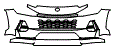Bumper Kit pattern for the 2026 Toyota RAV4