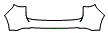 Rear Bumper Kit pattern for the 2022 Mazda CX-5 (Canada)