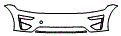 Bumper Kit pattern for the 2027 Tesla Model Y