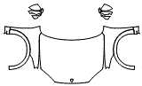 Full Hood, Fender and Mirror Kit pattern for the 2026 Porsche Cayenne Electric