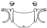 Full Hood, Fender and Mirror Kit pattern for the 2026 Porsche Cayenne Electric