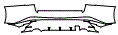 Rear Bumper Kit pattern for the 2026 Lexus IS