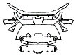 Rear Diffuser Kit pattern for the 2027 Ferrari 849 Testarossa